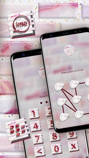 Pink Bricks Wall Launcher Theme screenshot 5