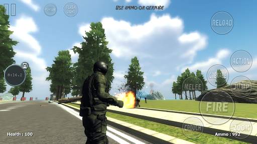 Operasi Z-Untuk Zombies Zombie Survival screenshot 2
