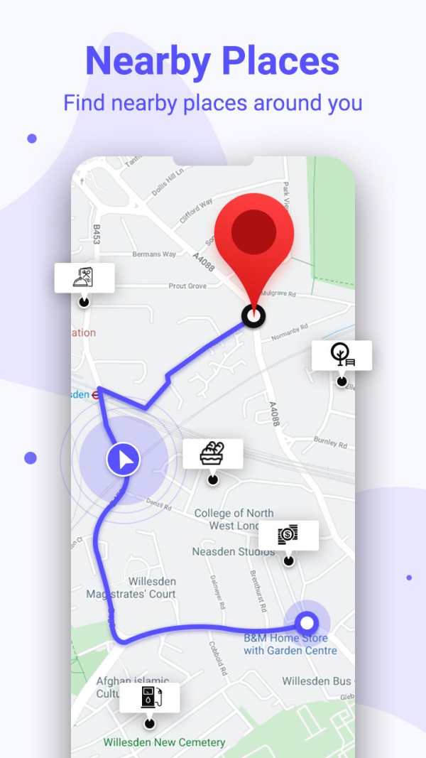 Free offline navigation & offline gps route track screenshot 3