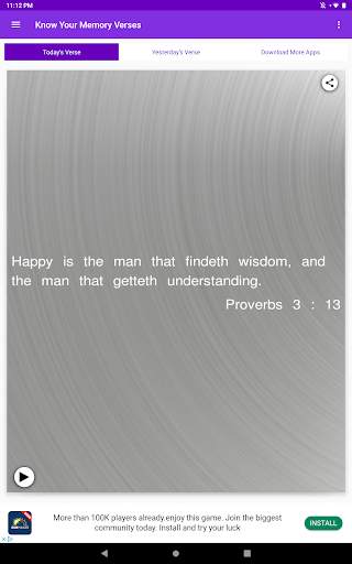 KJV Bible Memory Verses Game screenshot 10