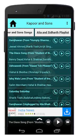 Kapoor And Sons Movie Songs screenshot 6