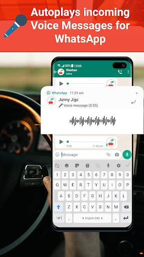 AppToTalk - WhatsApp Voice Messages Auto Player screenshot 1