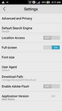 4G Browser screenshot 4