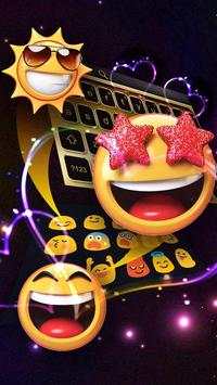 Neon Love Heart Keyboard screenshot 3