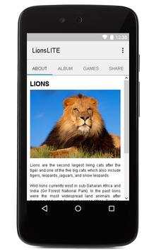Lion Puzzles Lite screenshot 2
