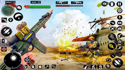 Commando Shooting Strike Games screenshot 8