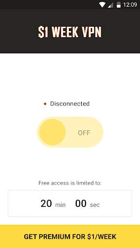 $1 WEEK VPN screenshot 1