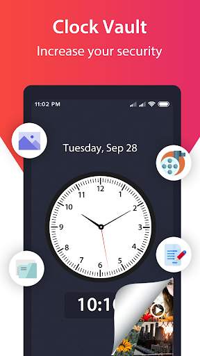 Clock Vault Secret Photo Video Locker screenshot 1