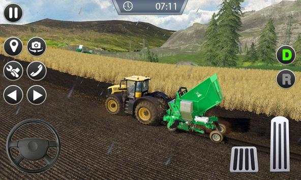 New Farmer Tractor Simulator 3D- farmer games free screenshot 2