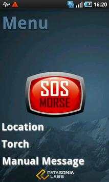 GPS Location on Morse SOS screenshot 1