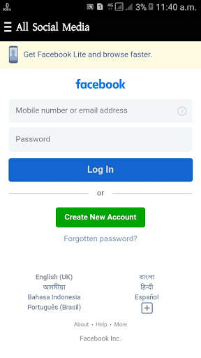 All Social Media Browser 2021 screenshot 3