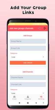 Join new groups channels 4 تصوير الشاشة
