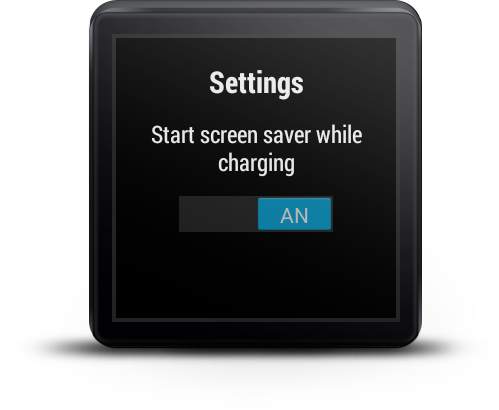Screensaver For Wear OS (Android Wear) 2 تصوير الشاشة