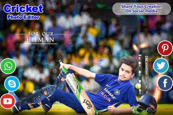 Cricket Photo Editor - Background Changer screenshot 2