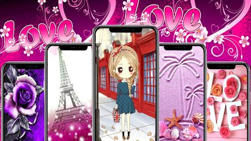 Girly Wallpaper Backgrounds screenshot 1