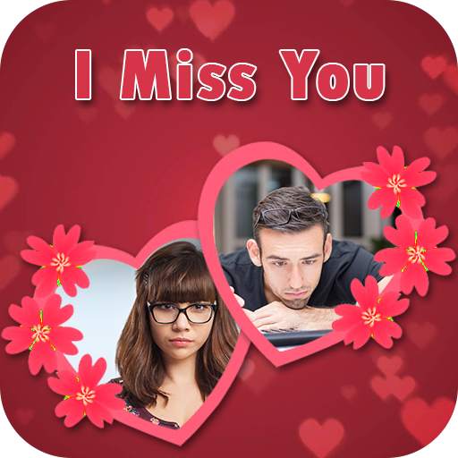 I Miss You Dual Photo Frame 1.3