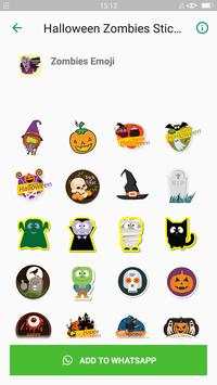 Halloween Emoji Sticker - Zombie Sticker screenshot 5