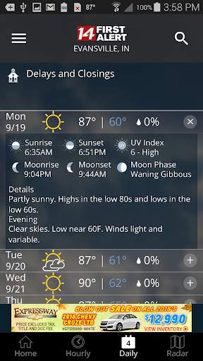 14FirstAlert Weather TriState screenshot 3