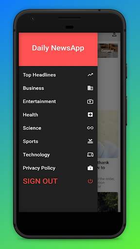Daily News App 1 تصوير الشاشة