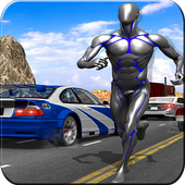 Silver Hero Infinity Runner icon