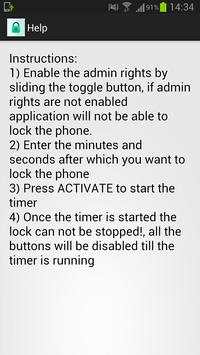 Screen Lock Timer screenshot 2