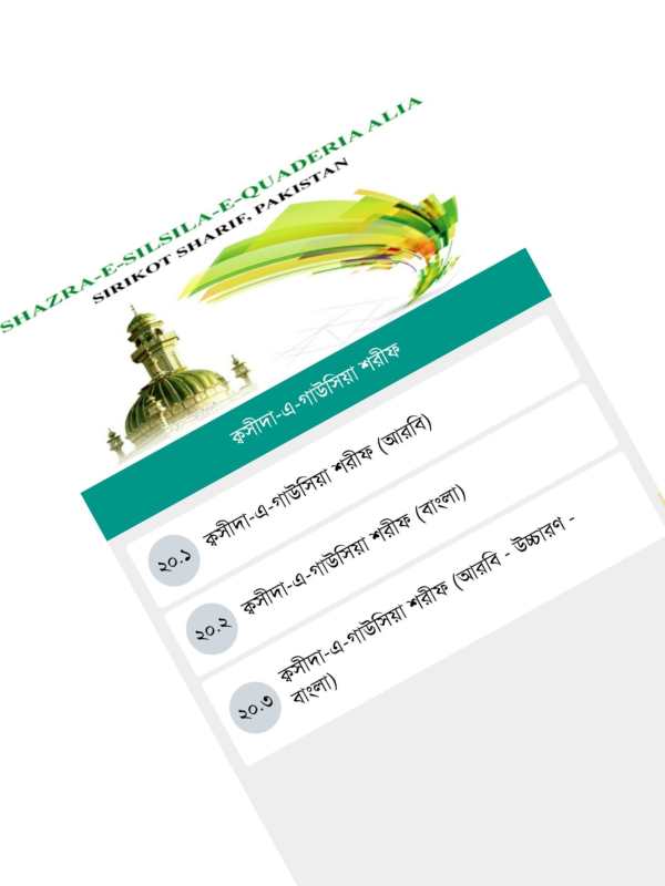 শাজরা শরিফ - সিলসিলায়ে আলিয়া কাদেরিয়া скриншот 4