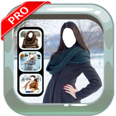 Women Winter Coat Photo Editor icon