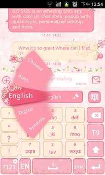 Lovepetal GO Keyboard Theme screenshot 5