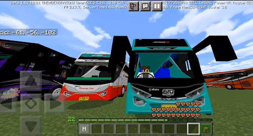 Bus Telolet Mod Minecraft screenshot 2