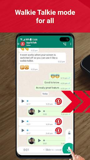 AppToTalk - WhatsApp Voice Messages Auto Player screenshot 4