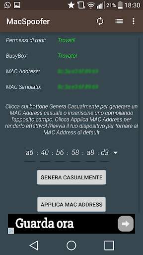 Mac Spoofer screenshot 1