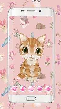 Cute cat live wallpaper theme screenshot 1