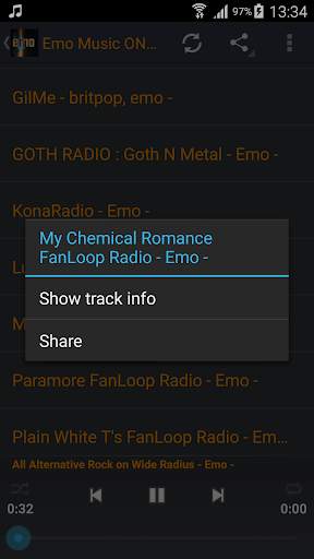 Emo Music ONLINE screenshot 3