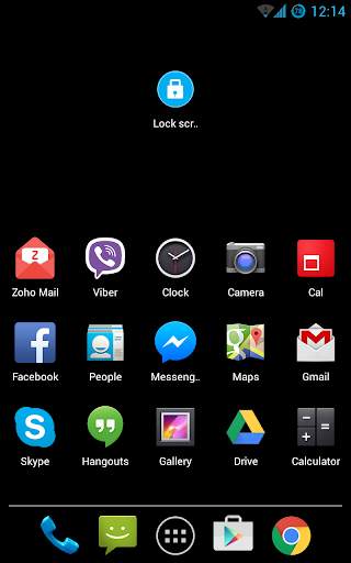 Lock screen screenshot 1