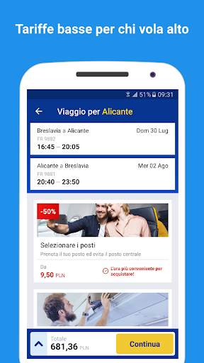 Ryanair - Le migliori tariffe screenshot 3