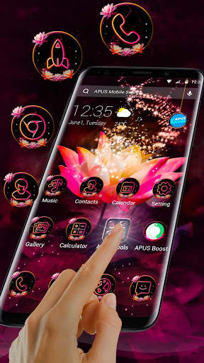 APUS Launcher Lotus Theme screenshot 1