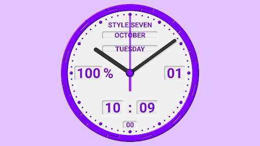 Animated Analog Clock-7 screenshot 8