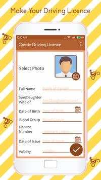 Driving License Maker Prank screenshot 2