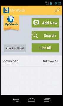 My Words screenshot 1