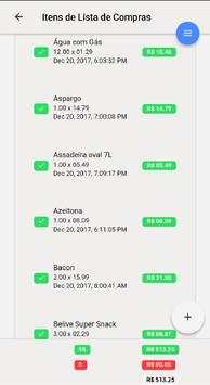 Shopping List: line and bar charts, budge control screenshot 12
