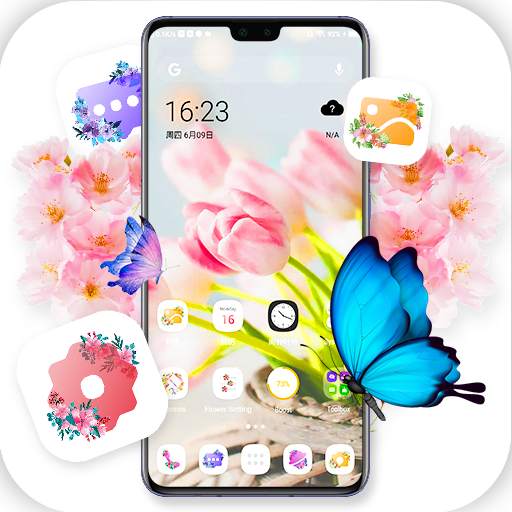 Flower Launcher, beauty themes 2.6.1