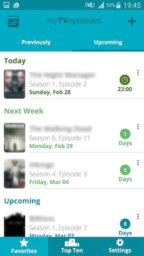 My TV Episodes screenshot 1