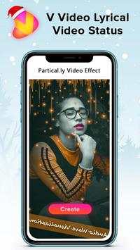 V Video - Lyrical Video Status Maker With Music screenshot 3