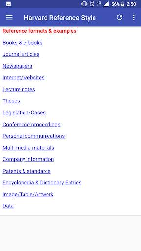 Harvard Reference Style Guide screenshot 2