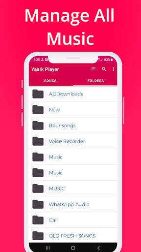 Music Player - Audio Player Yaark 8 تصوير الشاشة