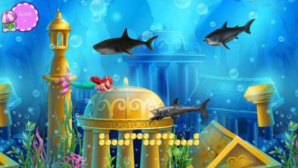 Mermaid Shark Attack screenshot 2
