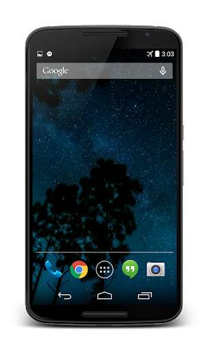 Night Sky Live Wallpaper 3D screenshot 2