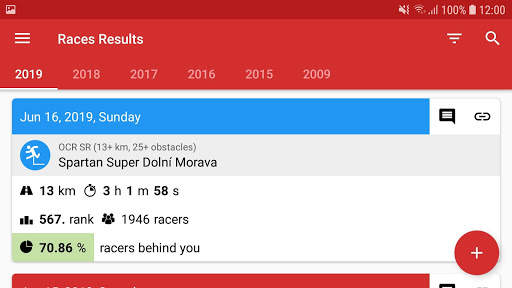 RaRe (Races Results) screenshot 9