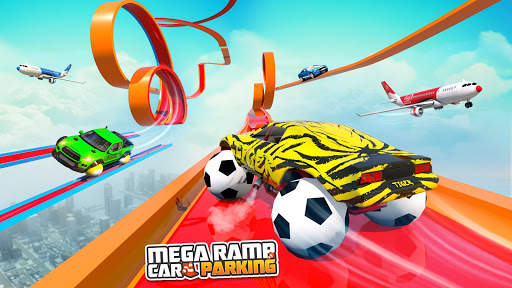 Mega Ramp Car Parking: New Car Games Racing Stunts screenshot 2