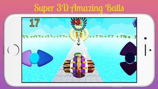 Super 3D Running Ball  Extreme Fun Race 3D screenshot 1